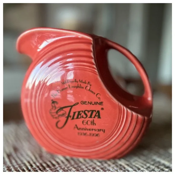 Fiestaware Kitchen Fiestaware Persimmon Large Disc Pitcher